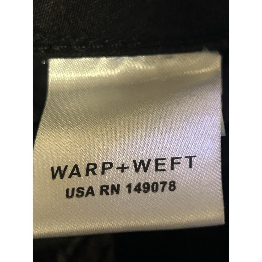 Warp + Weft Jeans Men's 32X30 Black AMS Amsterdam Slim Stretch Denim (32X30) - Picture 9 of 16
